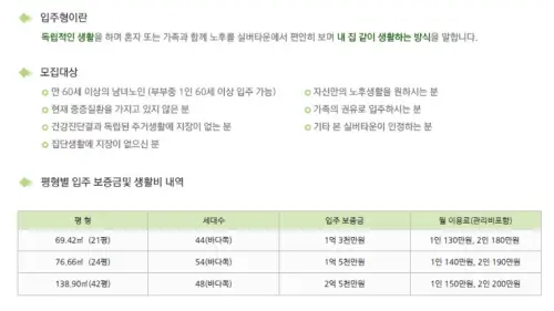 동해약천온천-실버타운-입주형-비용안내